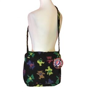 LAST ONE Grateful Dead Dancing Bears NWT Messenger Bag